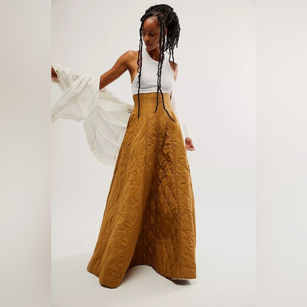 Norma Kamali Long Grace Skirt